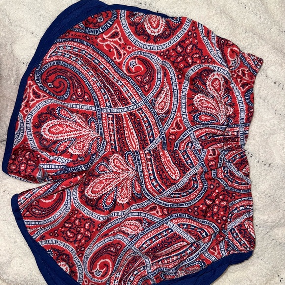 Nike Red and Blue Athletic Shorts - Picture 2 of 5